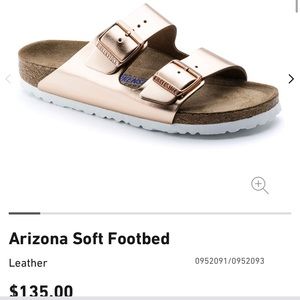 Rose Gold Birkenstock’s